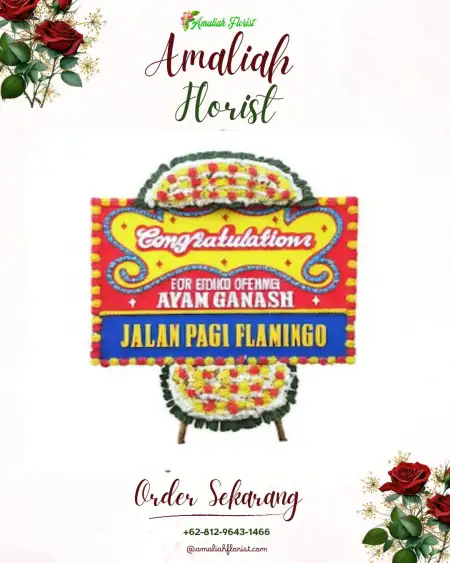Sewa Papan Bunga Subah